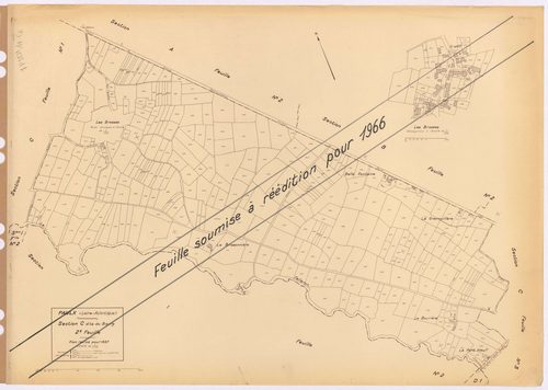 Paulx - Section C2 Bourg (section du) ; 175-551
