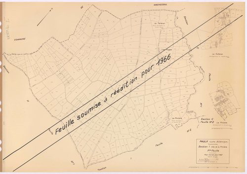 Paulx - Section I1 Pintière (section de La) ; 1-378