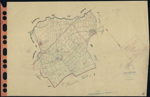 Paulx - Section A1 Girairière (section de La) . 1-194