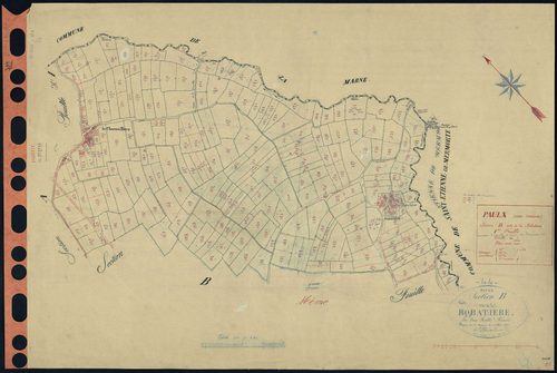 Paulx - Section B1 Bobatière (section de La) . 1-372