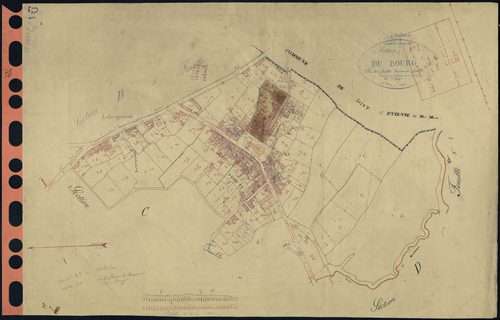 Paulx - Section C3 Bourg (section du) . 552-847