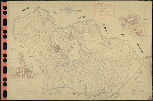Paulx - Section D2 Martinière (section de La) . 279-847
