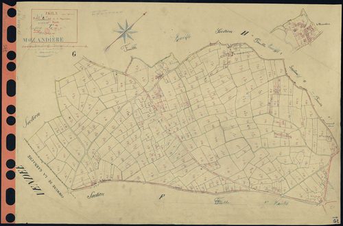 Paulx - Section G2 Mozandière (section de La) . 257-620