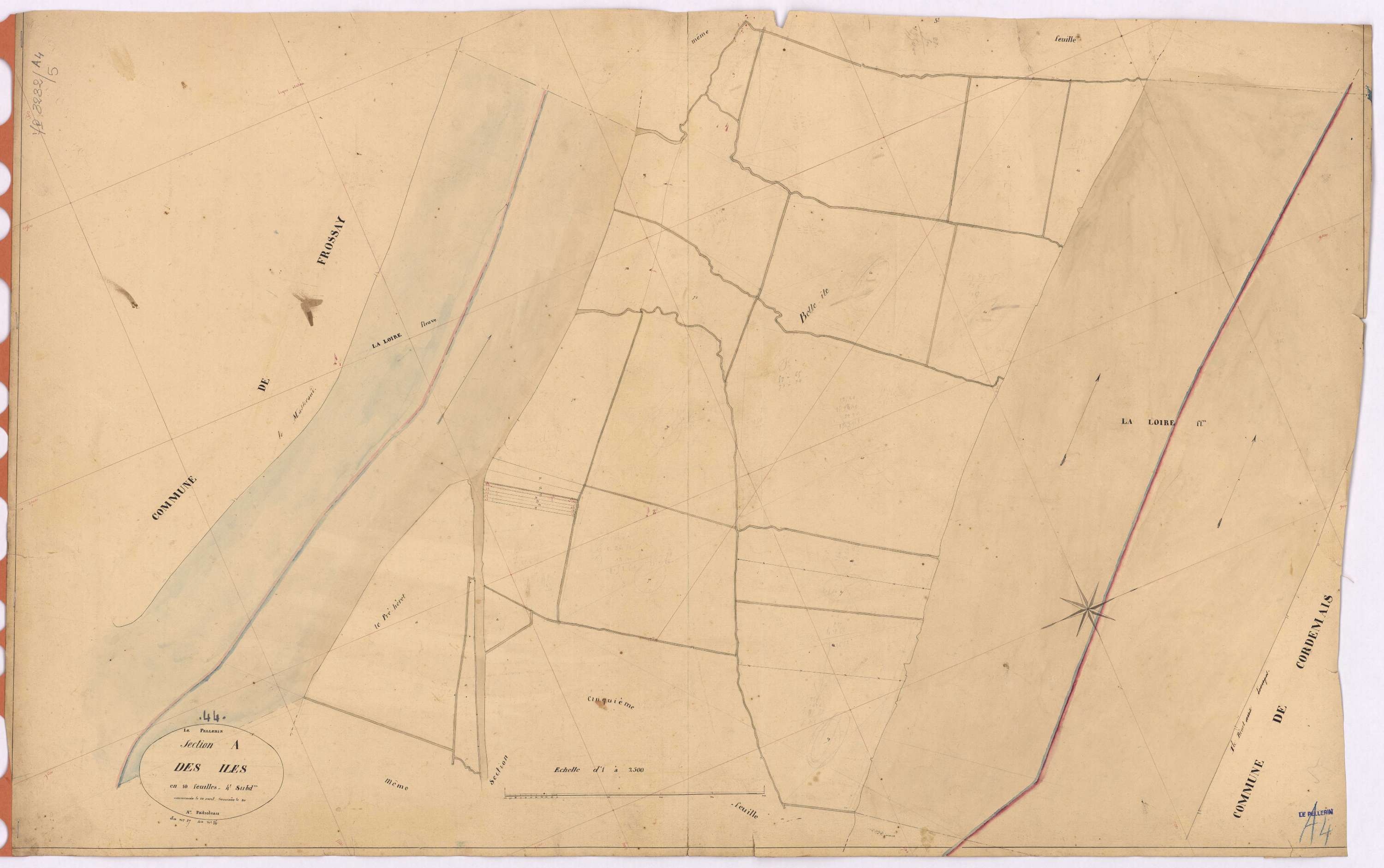 Le Pellerin - Section A4 Iles (section des) ; 57-86