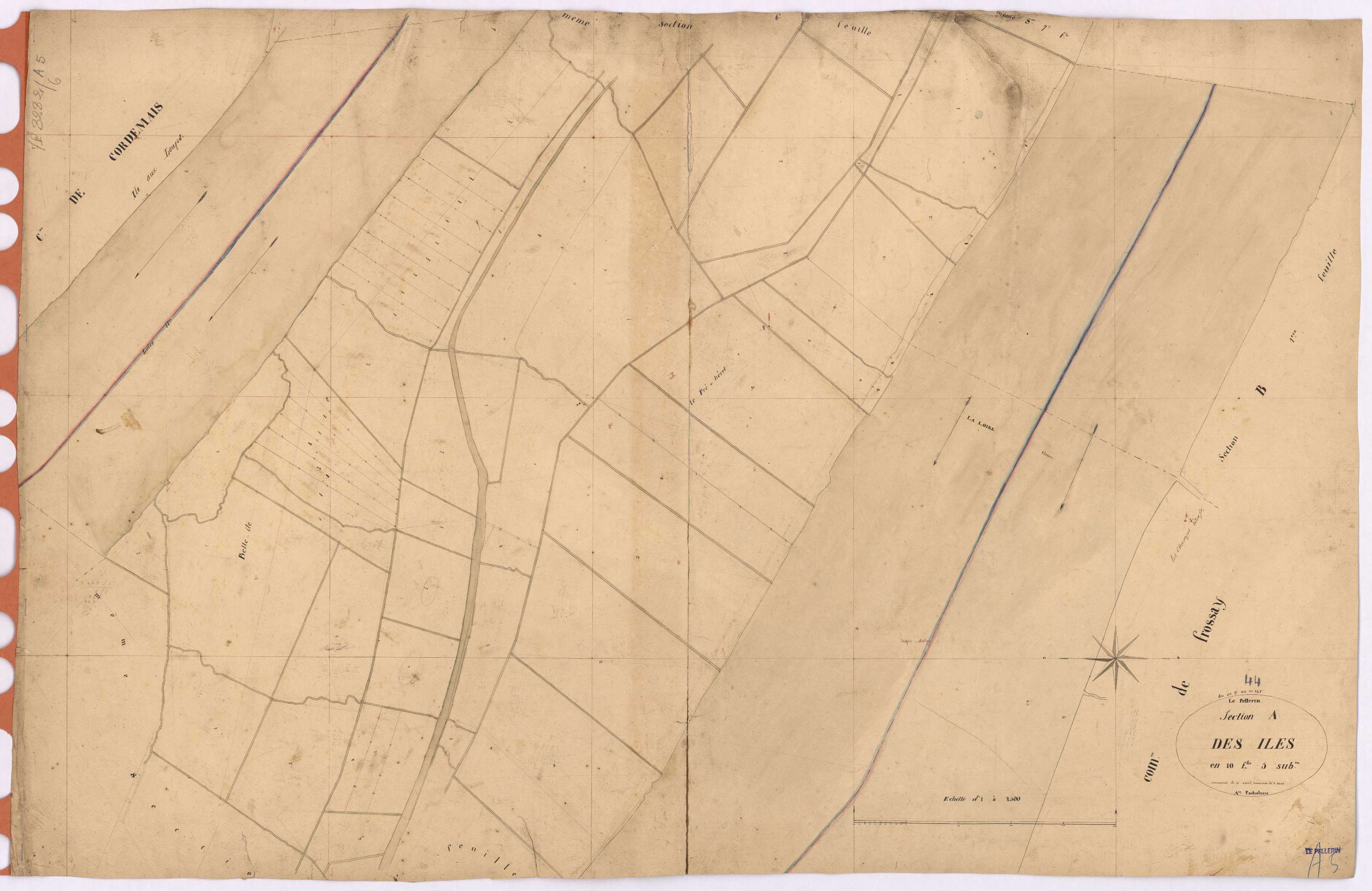Le Pellerin - Section A5 Iles (section des) ; 87-145