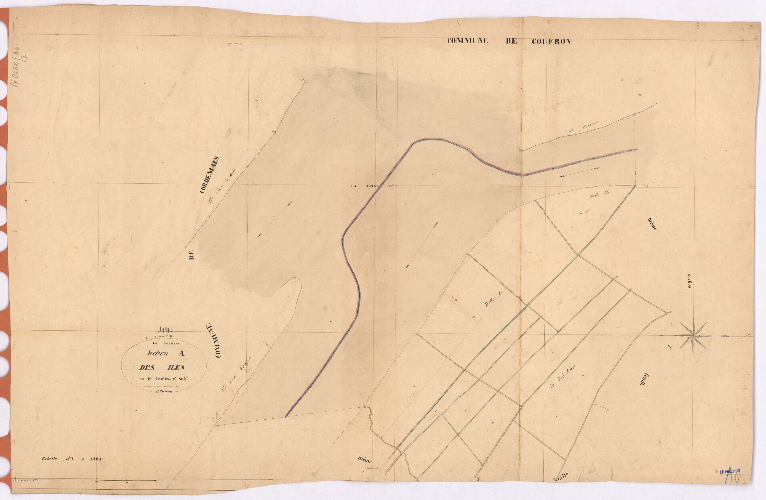 Le Pellerin - Section A6 Iles (section des) ; 146-158