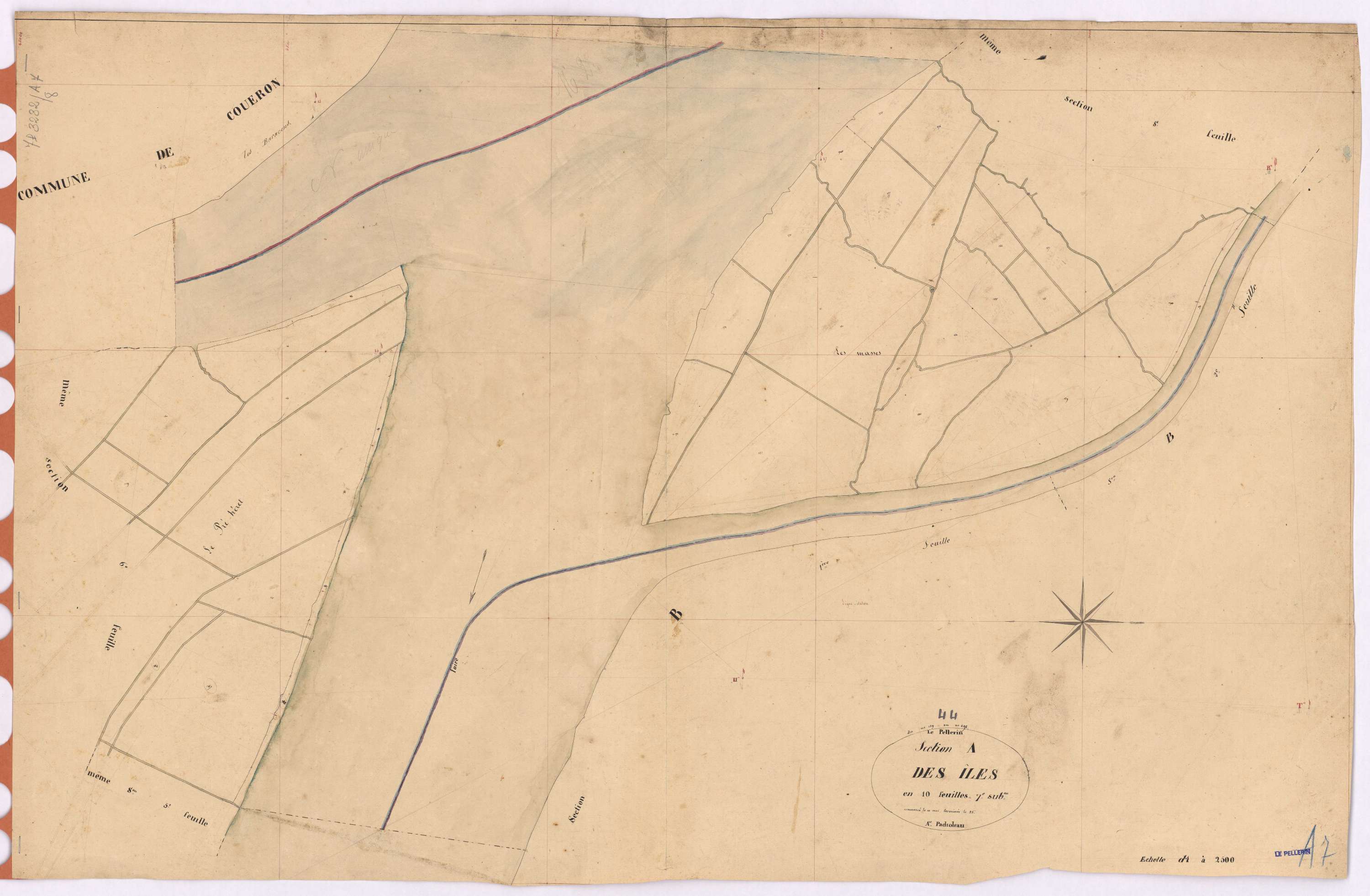 Le Pellerin - Section A7 Iles (section des) ; 159-191