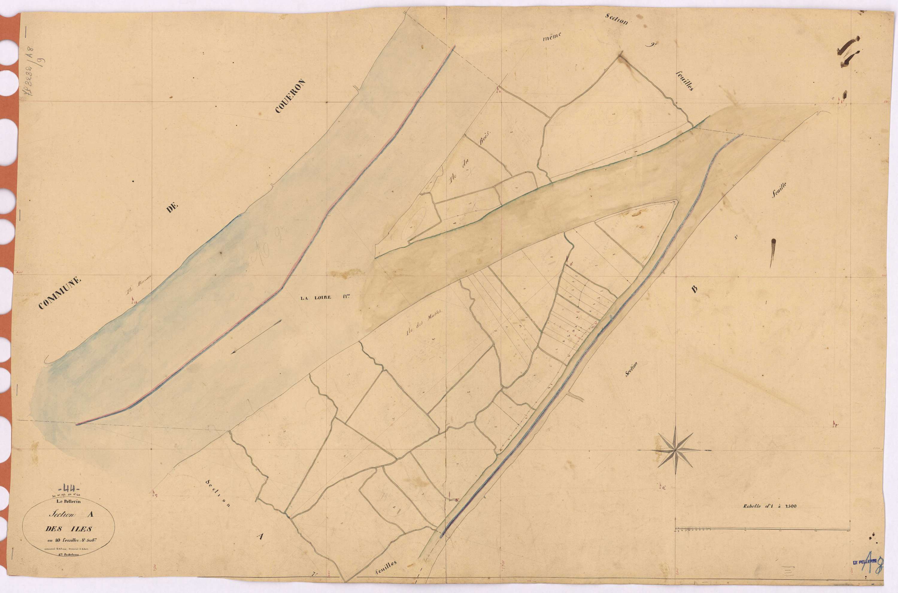 Le Pellerin - Section A8 Iles (section des) ; 192-243