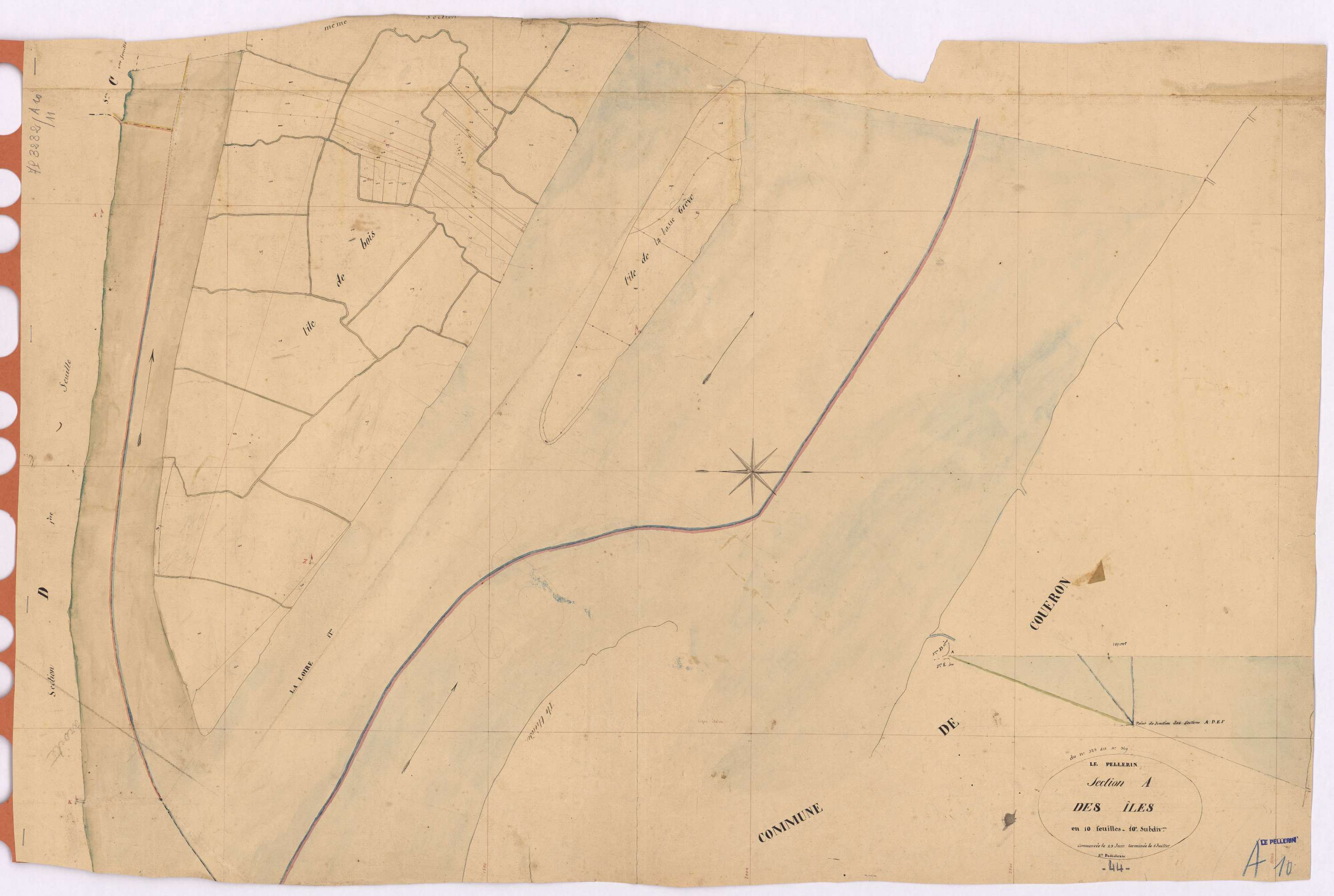 Le Pellerin - Section A10 Iles (section des) ; 323-369