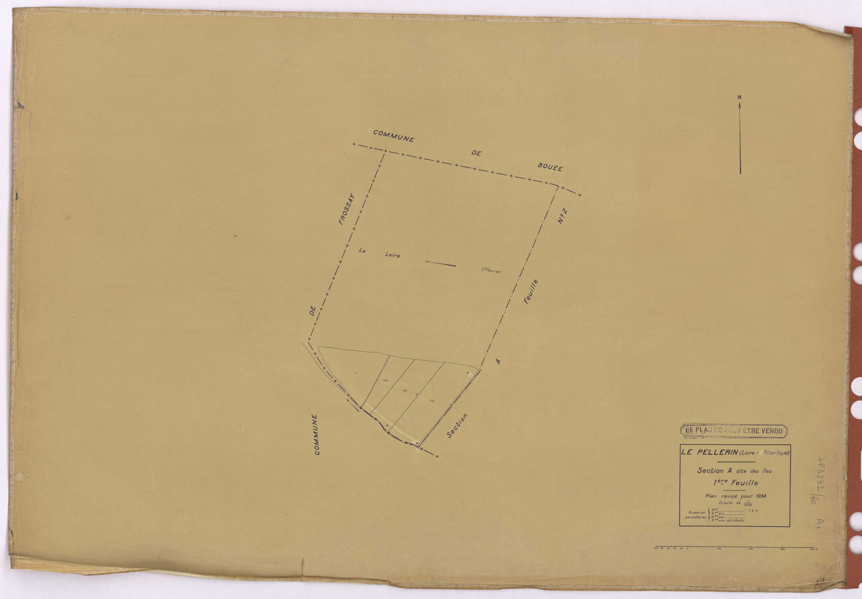 Le Pellerin - Section A1 Iles (section des) ; 1-5