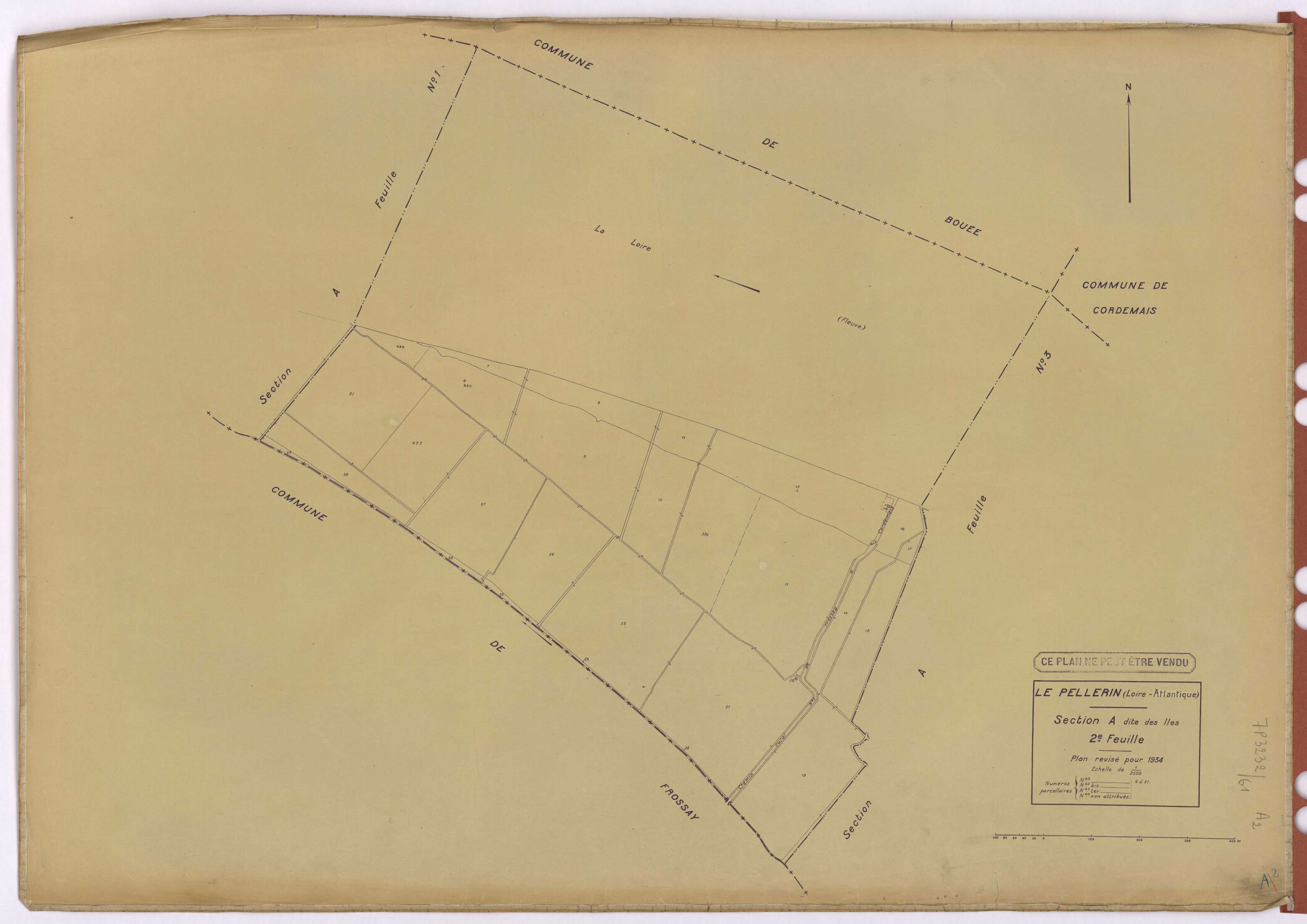 Le Pellerin - Section A2 Iles (section des) ; 6-31