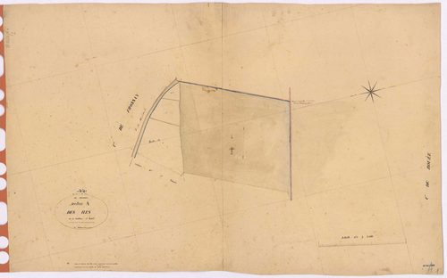 Le Pellerin - Section A1 Iles (section des) ; 1-3