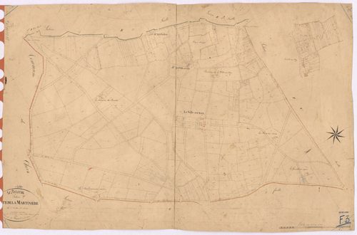 Le Pellerin - Section F3 Martinière (section de La) ; 445-832