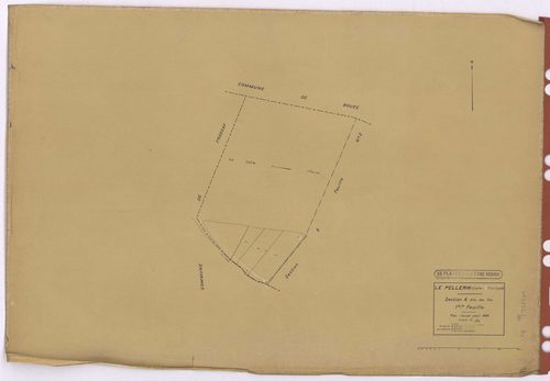 Le Pellerin - Section A1 Iles (section des) ; 1-5
