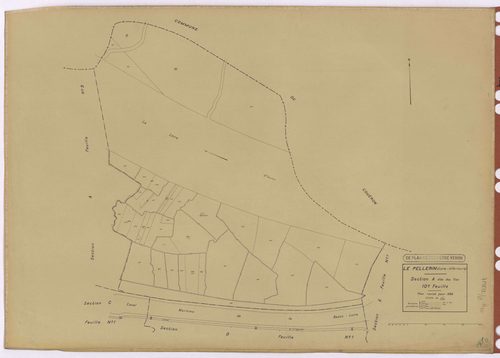 Le Pellerin - Section A10 Iles (section des) ; 351-381