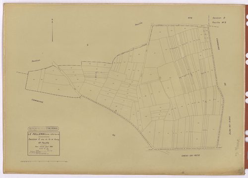 Le Pellerin - Section C5 Pé de Buzay (section du) ; 608-748