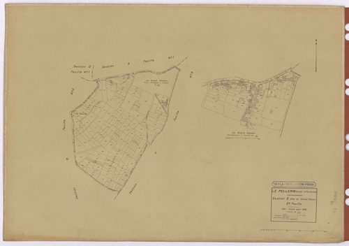 Le Pellerin - Section E2 Grand Chemin (section du) ; 219-428