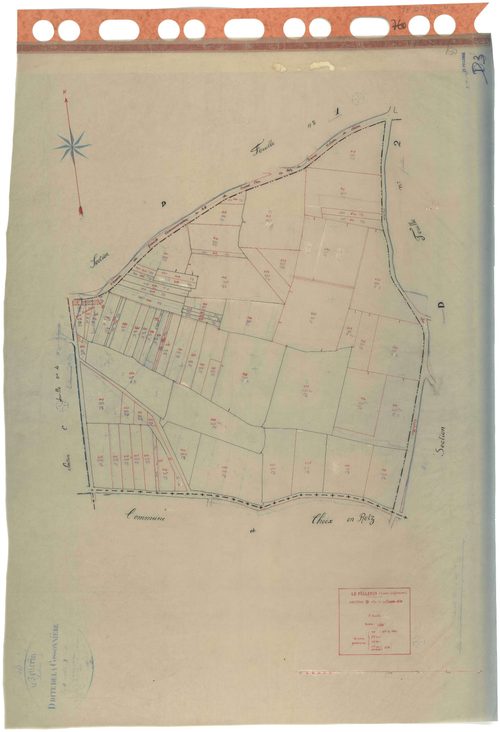 Le Pellerin - Section D3 Cossonnière (section de La) . 577-654