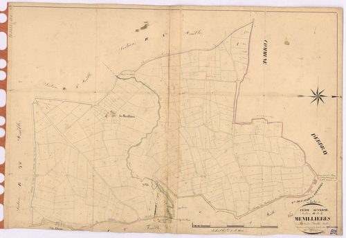 Petit-Auverné - Section B2 Menillières (section des) ; 119-383