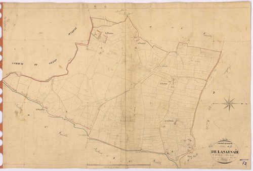 Petit-Auverné - Section F2 Sausaie (section de La) ; 281-639
