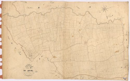 Petit-Auverné - Section H1 Bourg (section du) ; 1-402