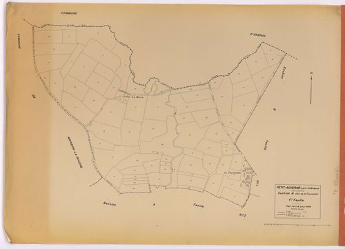 Petit-Auverné - Section A1 Foucaudais (section de La) ; 1-83