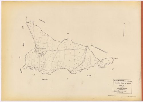 Petit-Auverné - Section C1 Beuchet (section du) ; 1-106