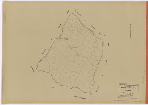 Petit-Auverné - Section E4 Tertre (section du) ; 474-546