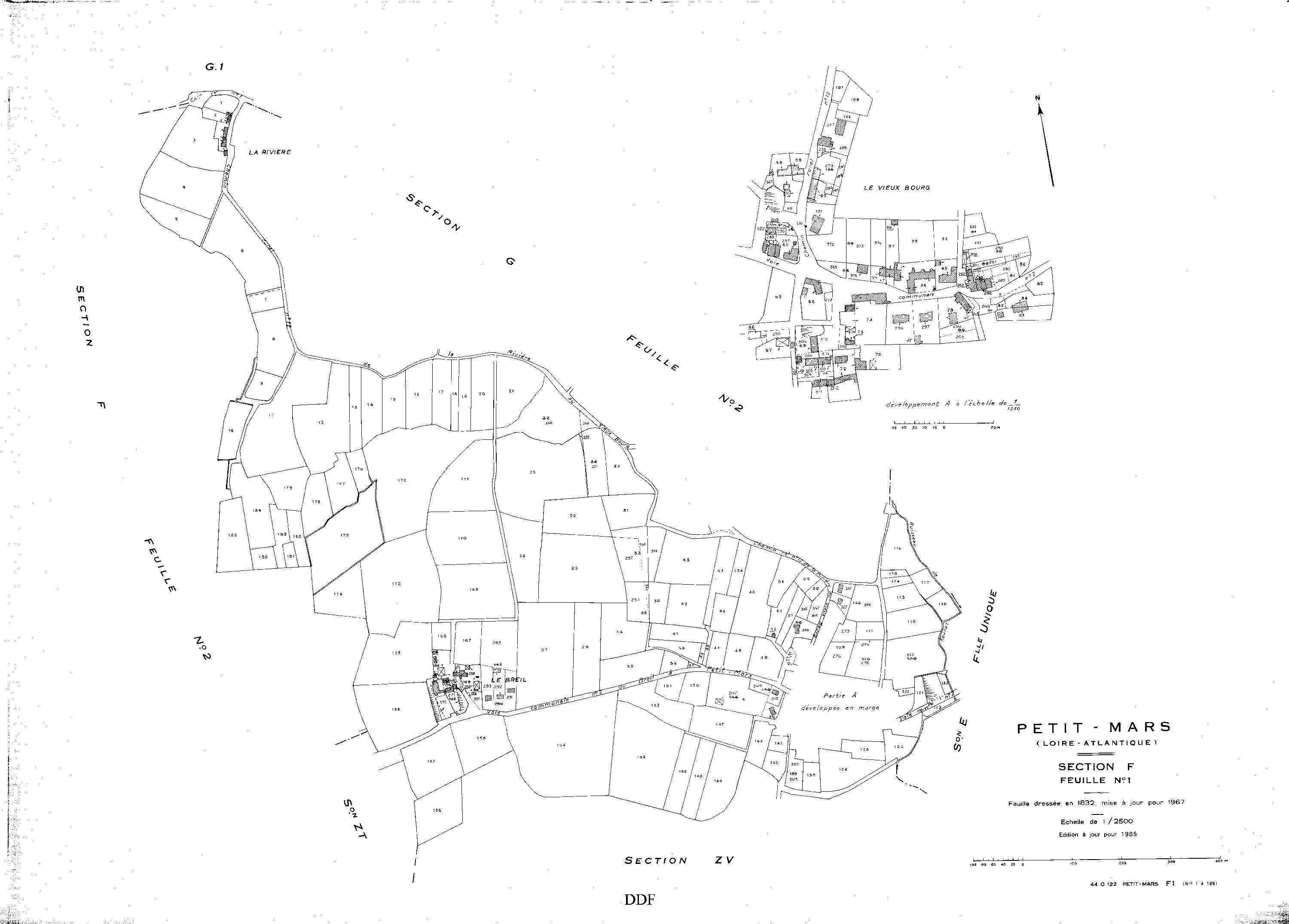 Petit-Mars - Section F1 1-185