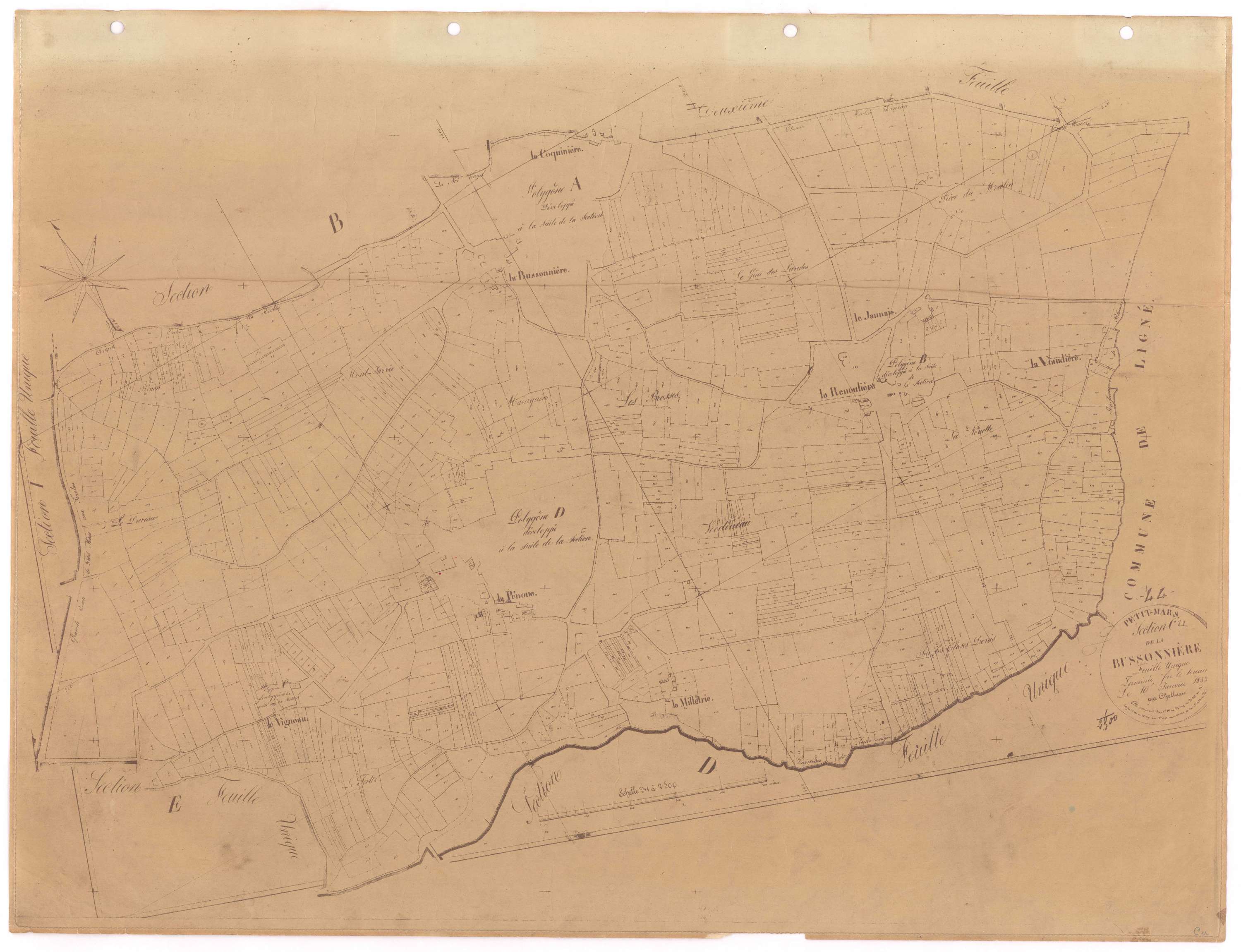Petit-Mars - Section C Bussonière (section de La)