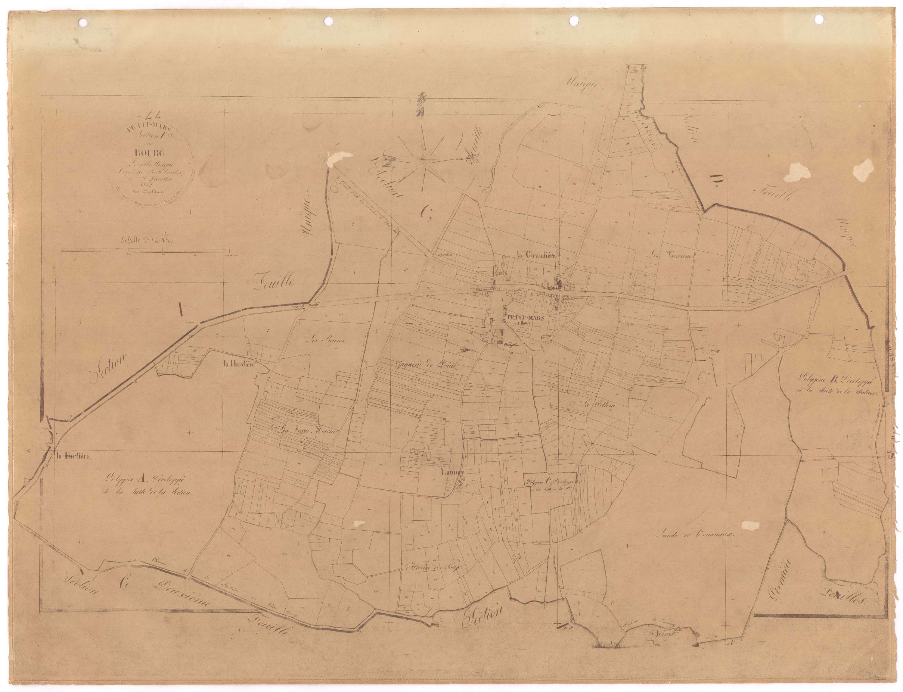 Petit-Mars - Section E Bourg (section du)