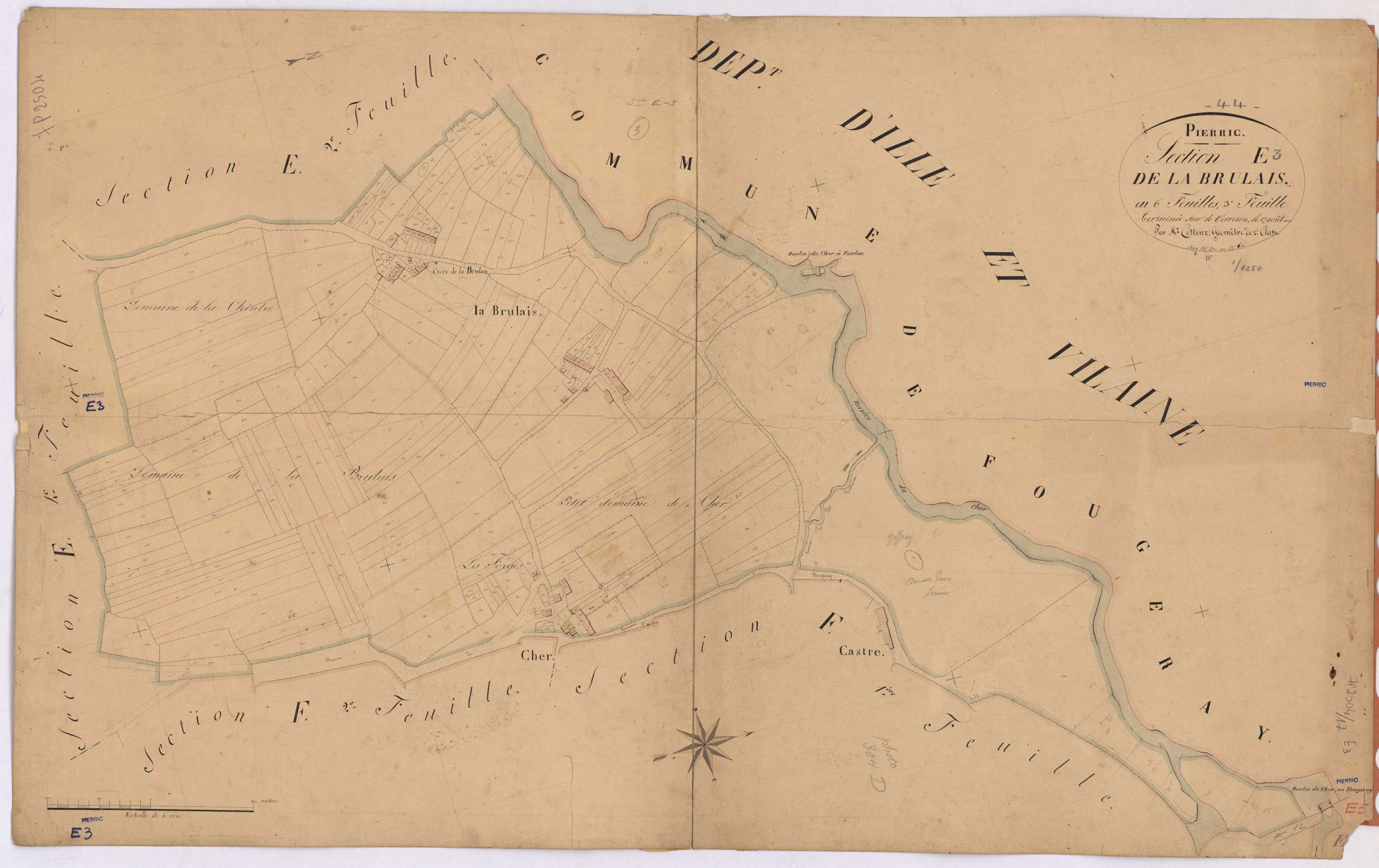 Pierric - Section E3 Brulais (section de La) ; 430-680