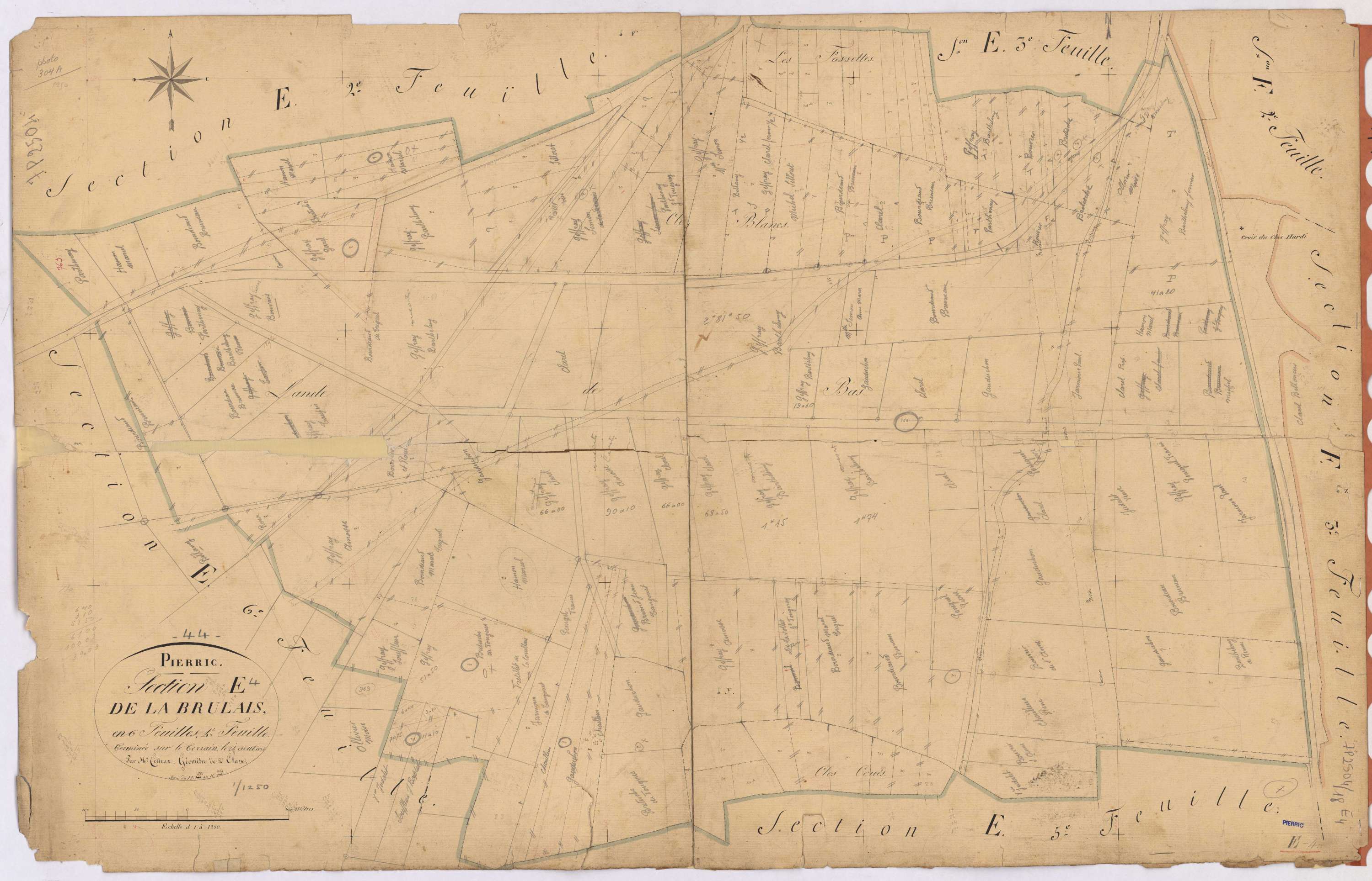 Pierric - Section E4 Brulais (section de La) ; 681-764