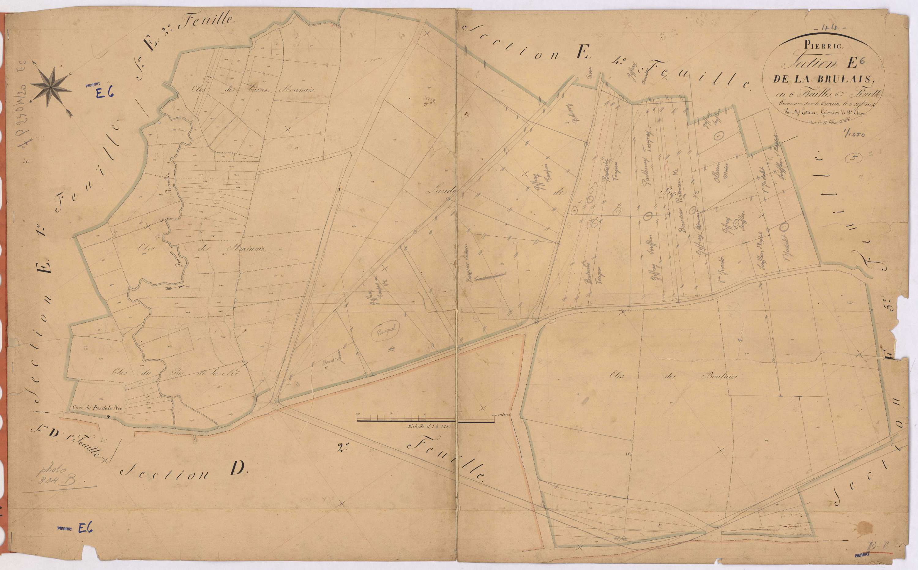 Pierric - Section E6 Brulais (section de La) ; 950-1093
