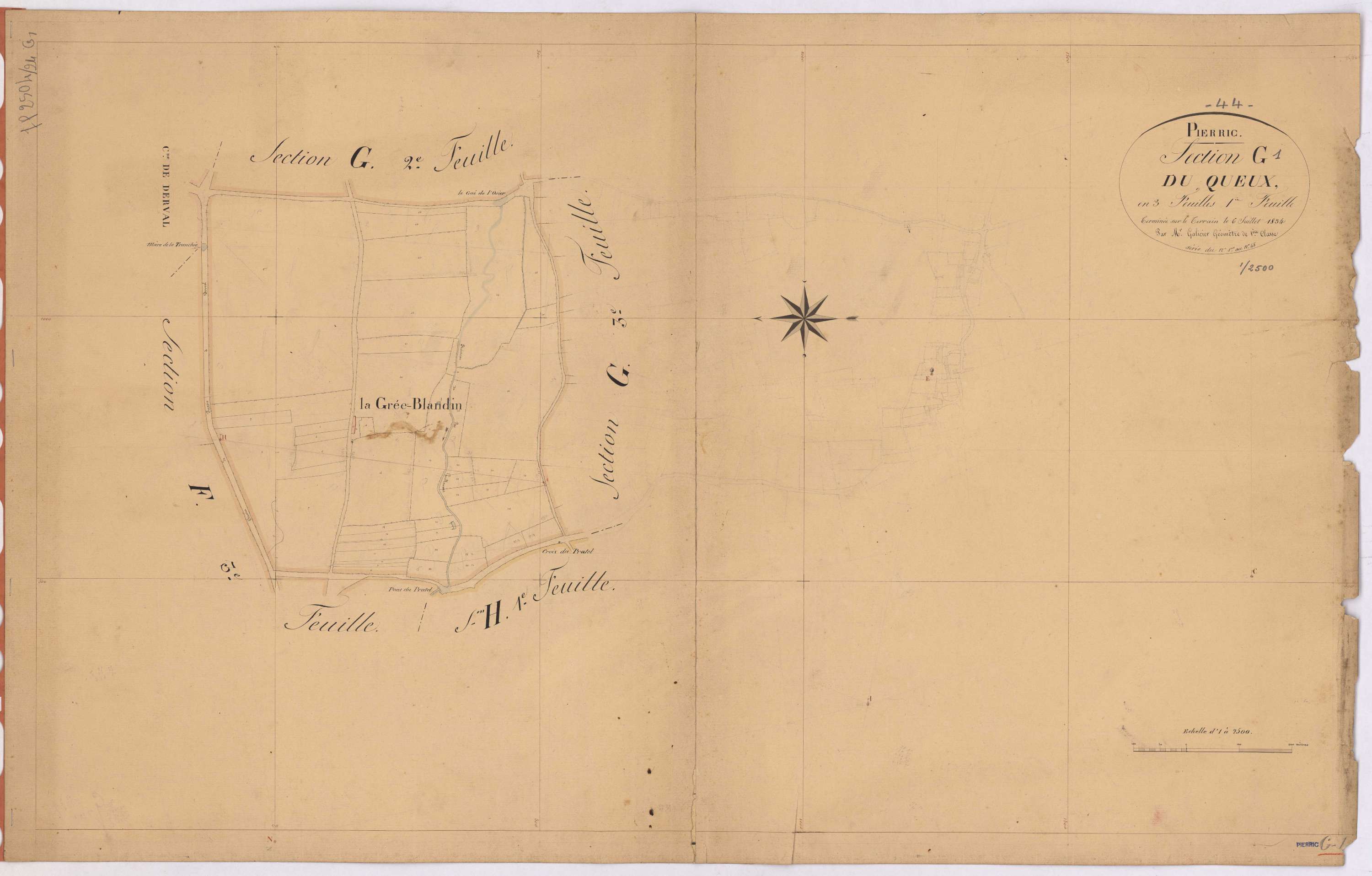 Pierric - Section G1 Queux (section de) ; 1-45