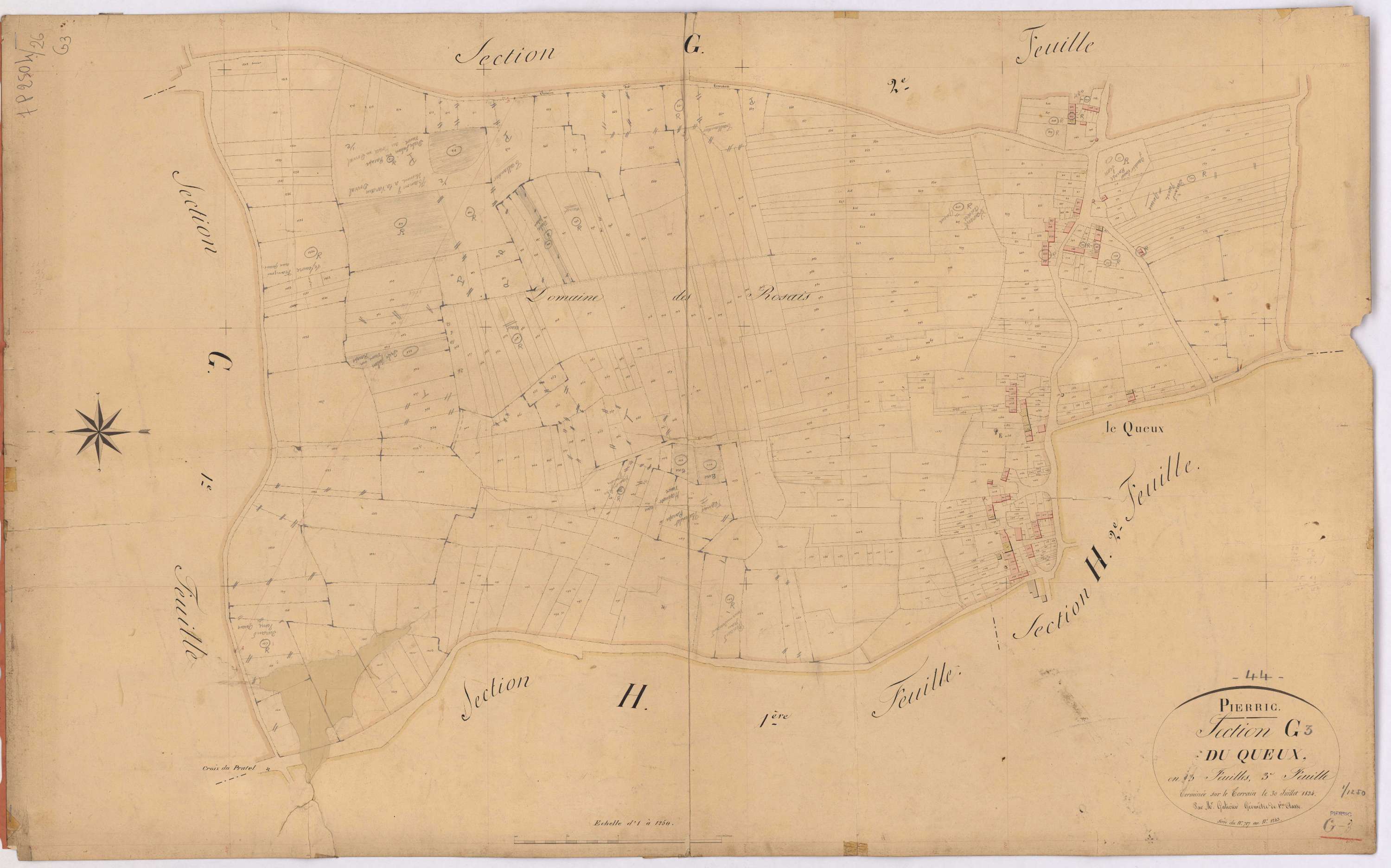 Pierric - Section G3 Queux (section de) ; 717-1243