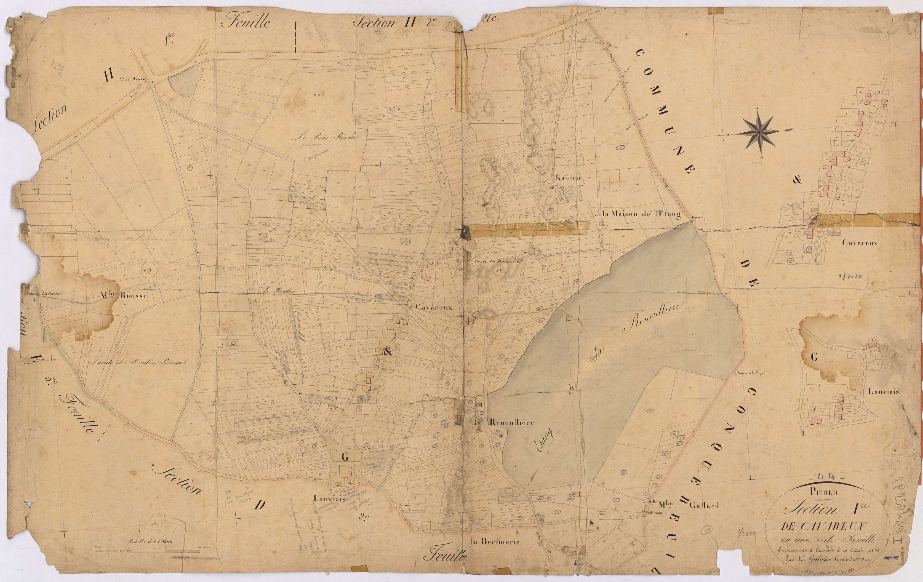 Pierric - Section I Cavareux (section de) ; 1-858