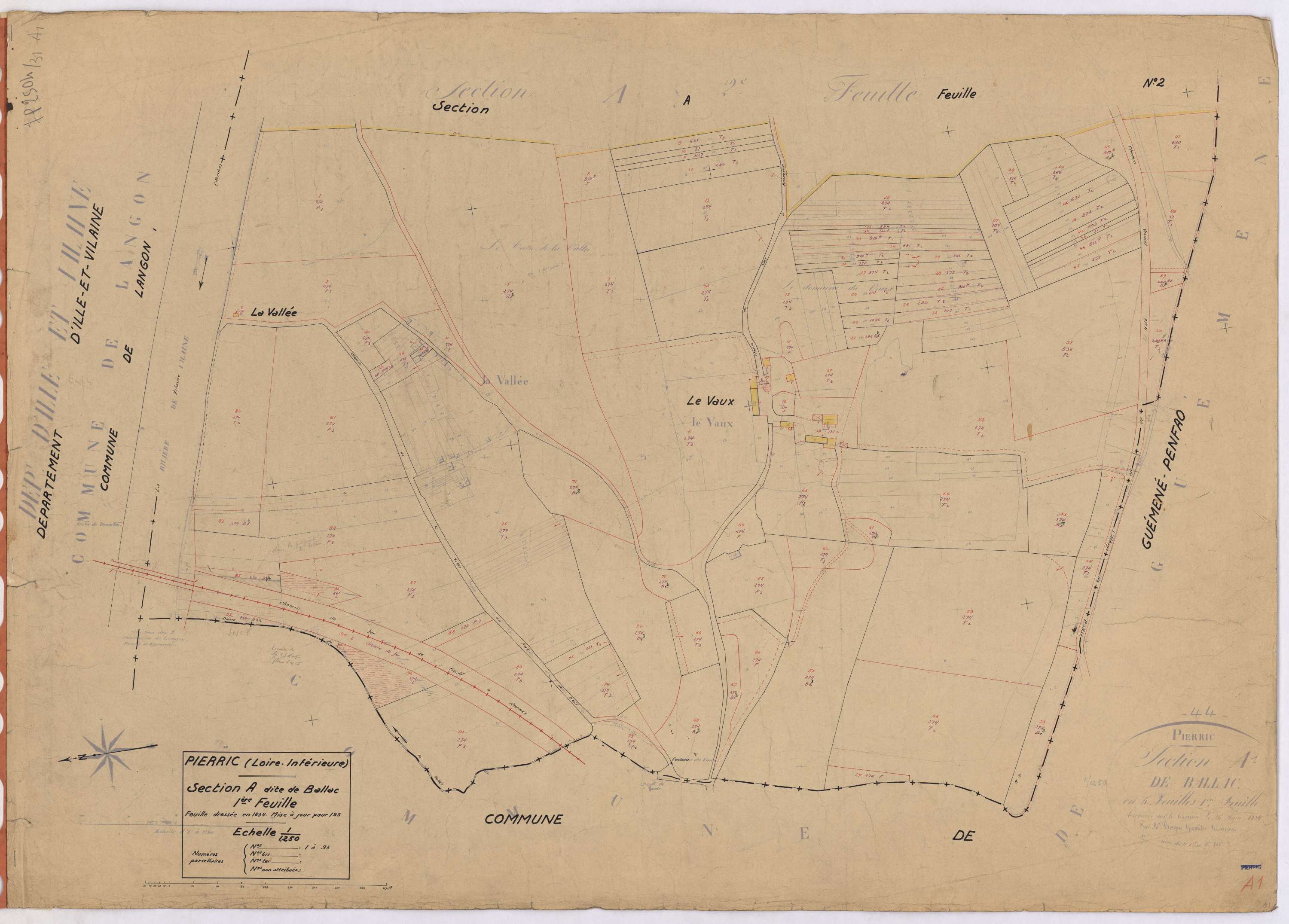 Pierric - Section A1 Ballac (section de) ; 1-93