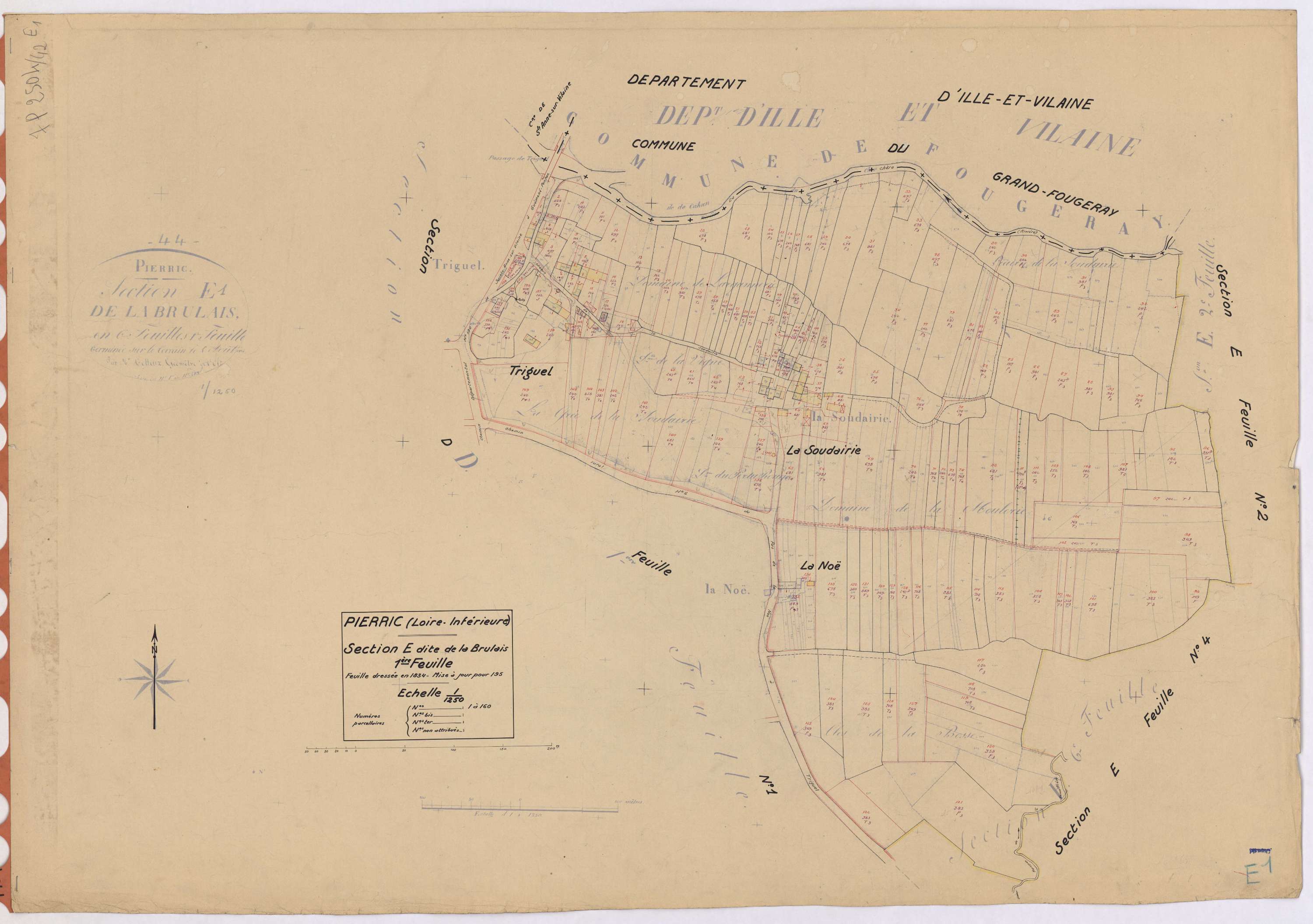 Pierric - Section E1 Brulais (section de) ; 1-160