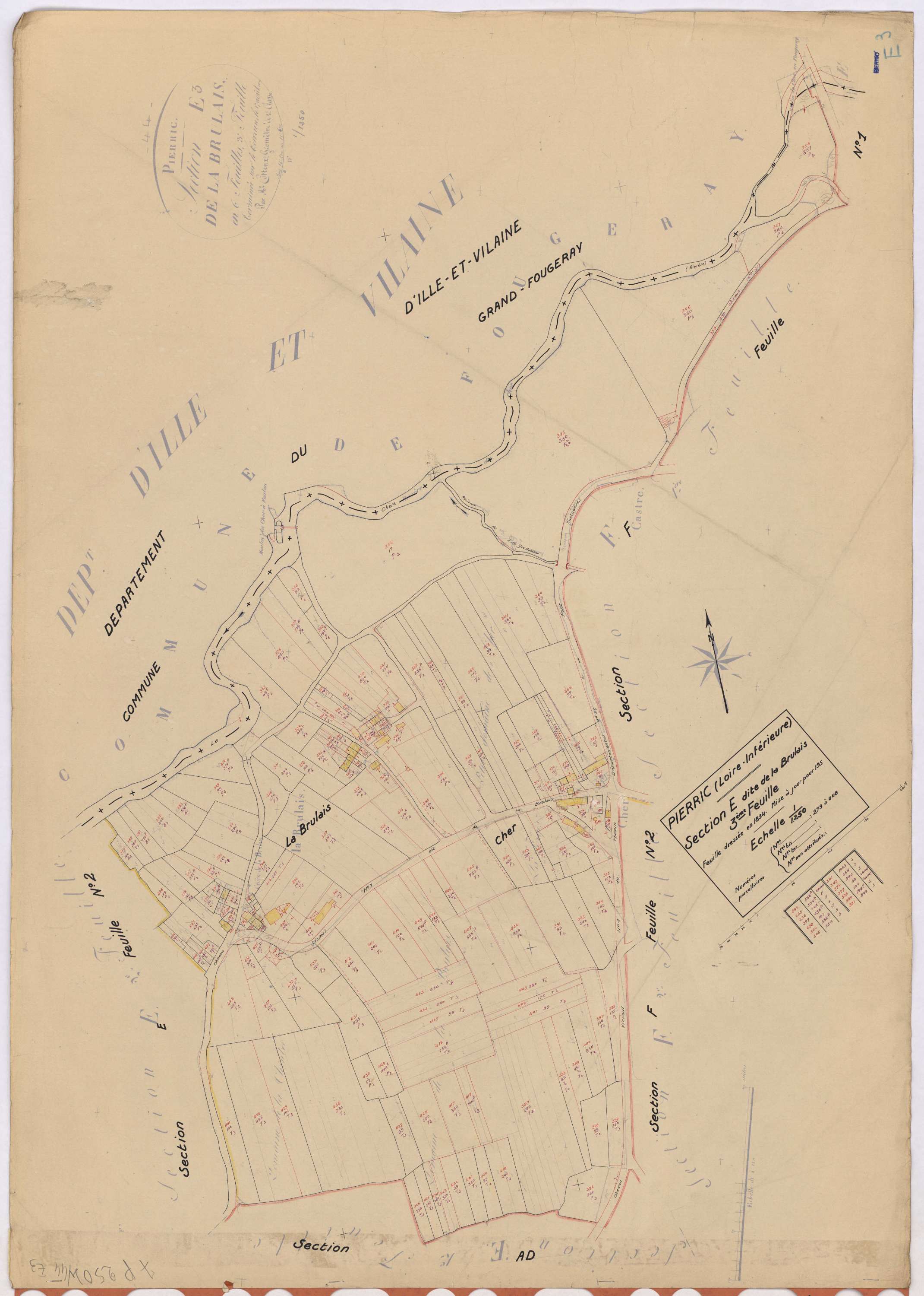 Pierric - Section E3 Brulais (section de) ; 279-448
