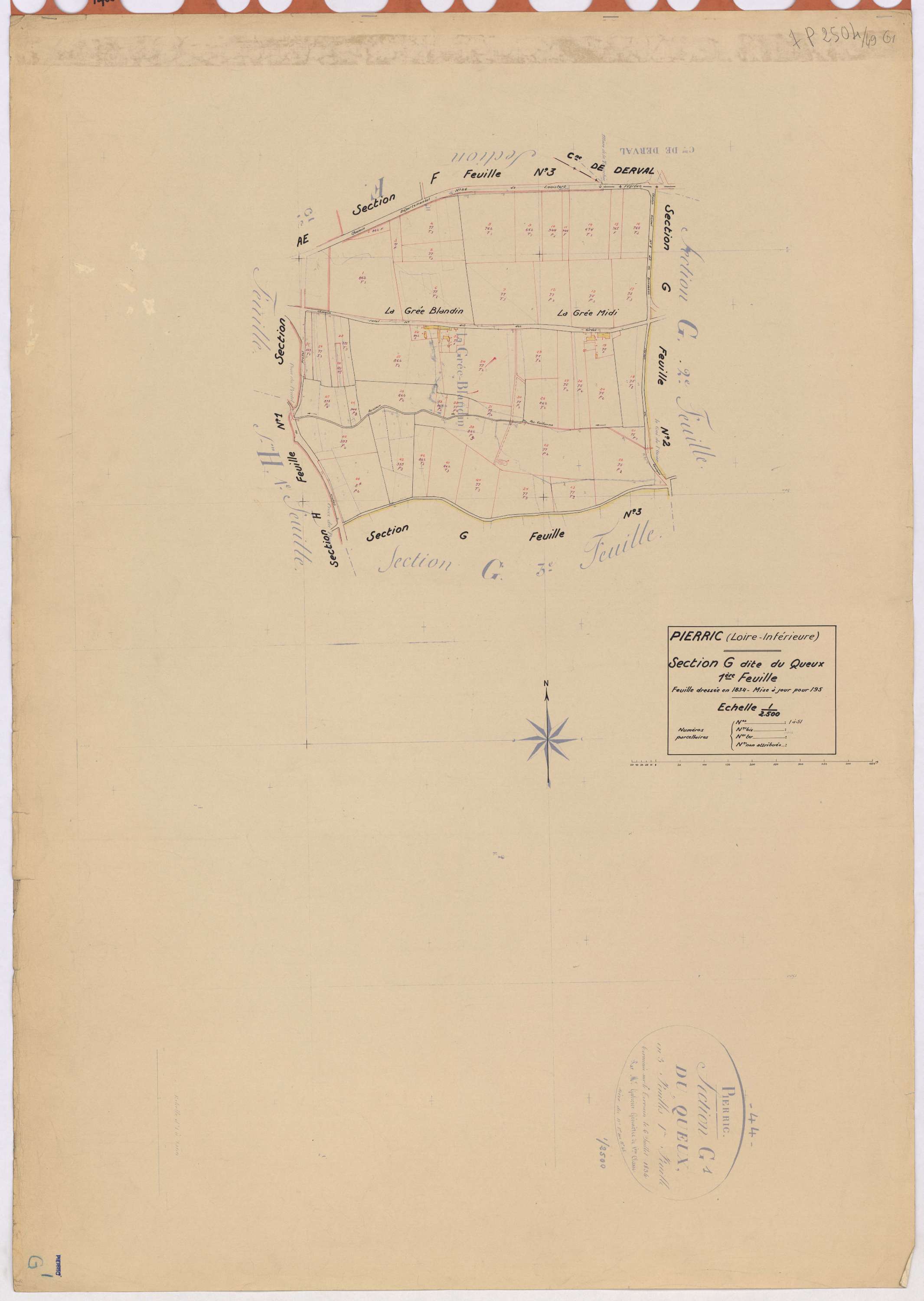Pierric - Section G1 Queux (section du) ; 1-51