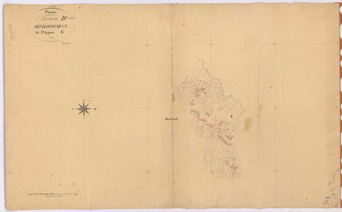 Pierric - Section D2 (développement) Boudrinal (section de) ; 1105-2178 ; développement du village de Boudrinal