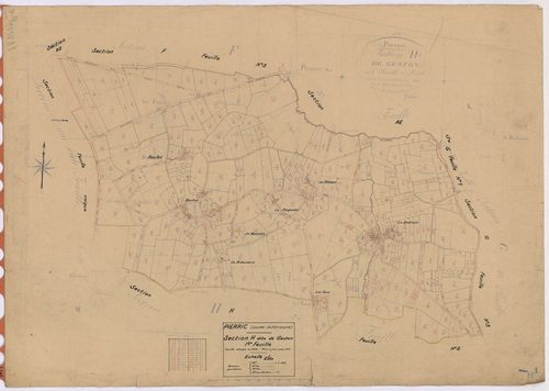 Pierric - Section H1 Geston (section de) ; 1-382