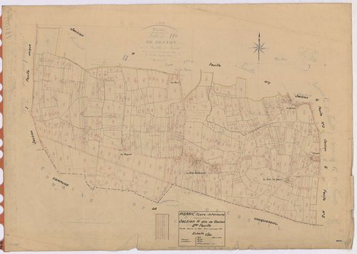Pierric - Section H2 Geston (section de) ; 383-900