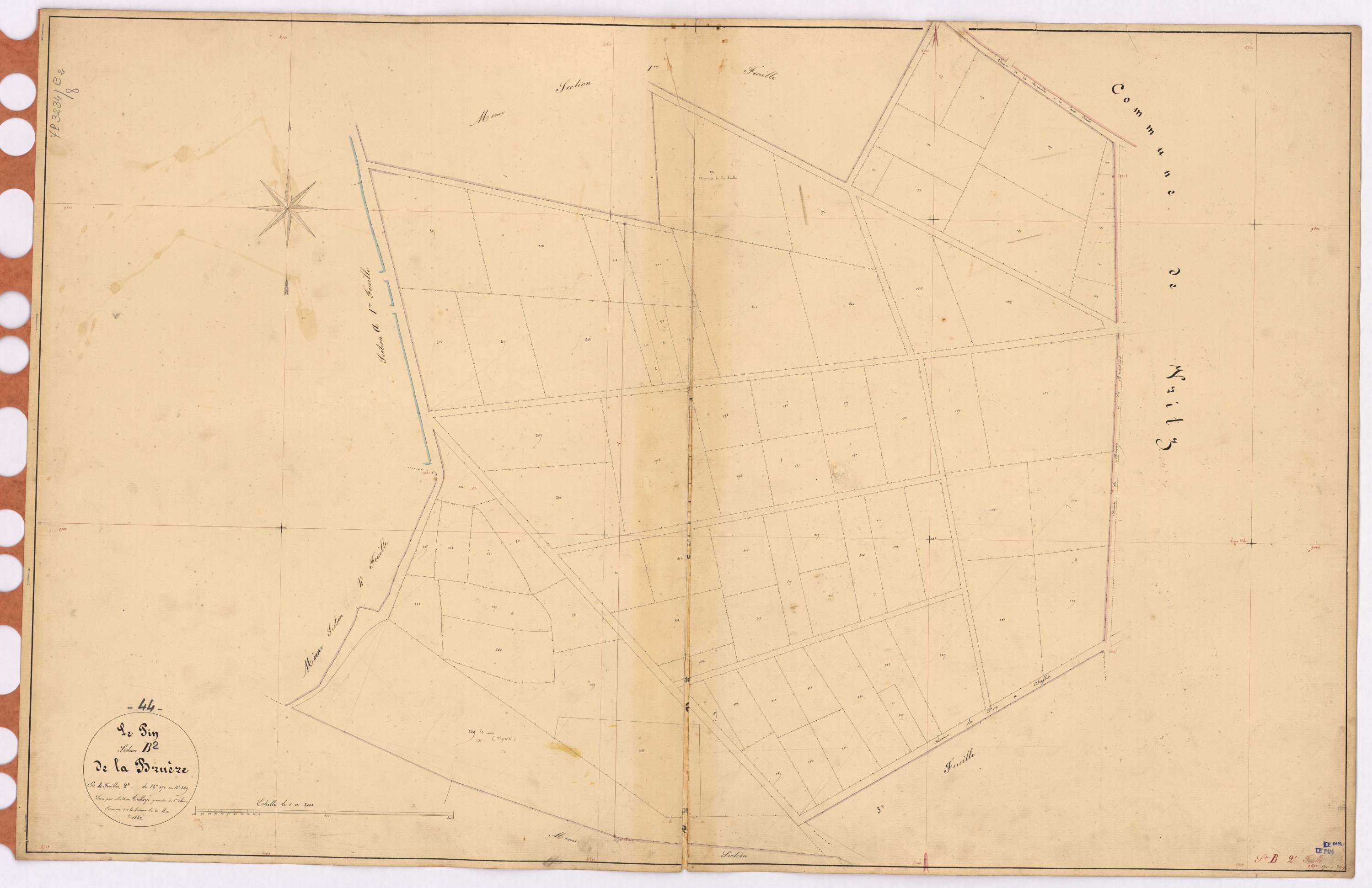 Le Pin - Section B2 Bruère (section de La) ; 170-249