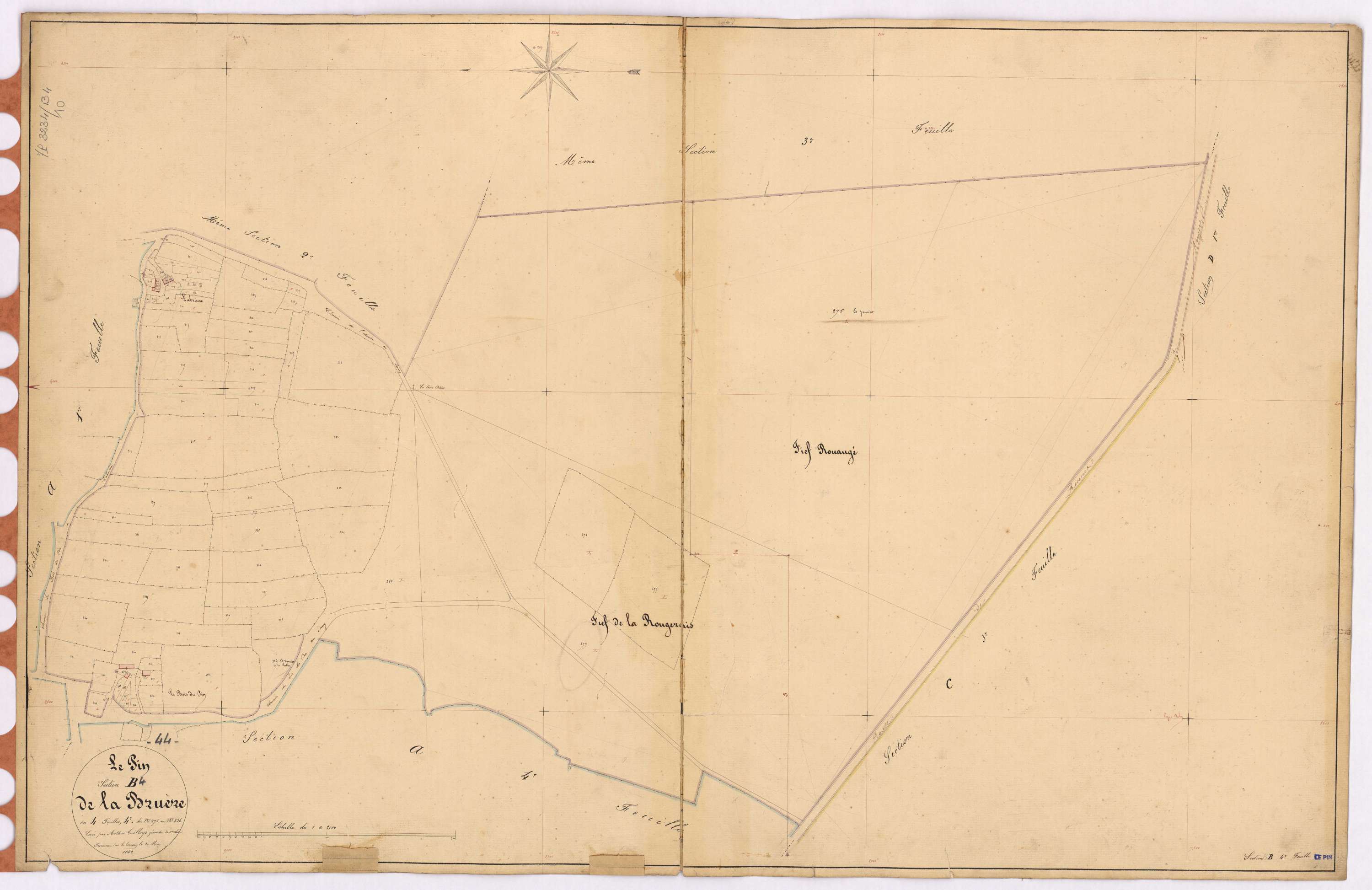 Le Pin - Section B4 Bruère (section de La) ; 275-356