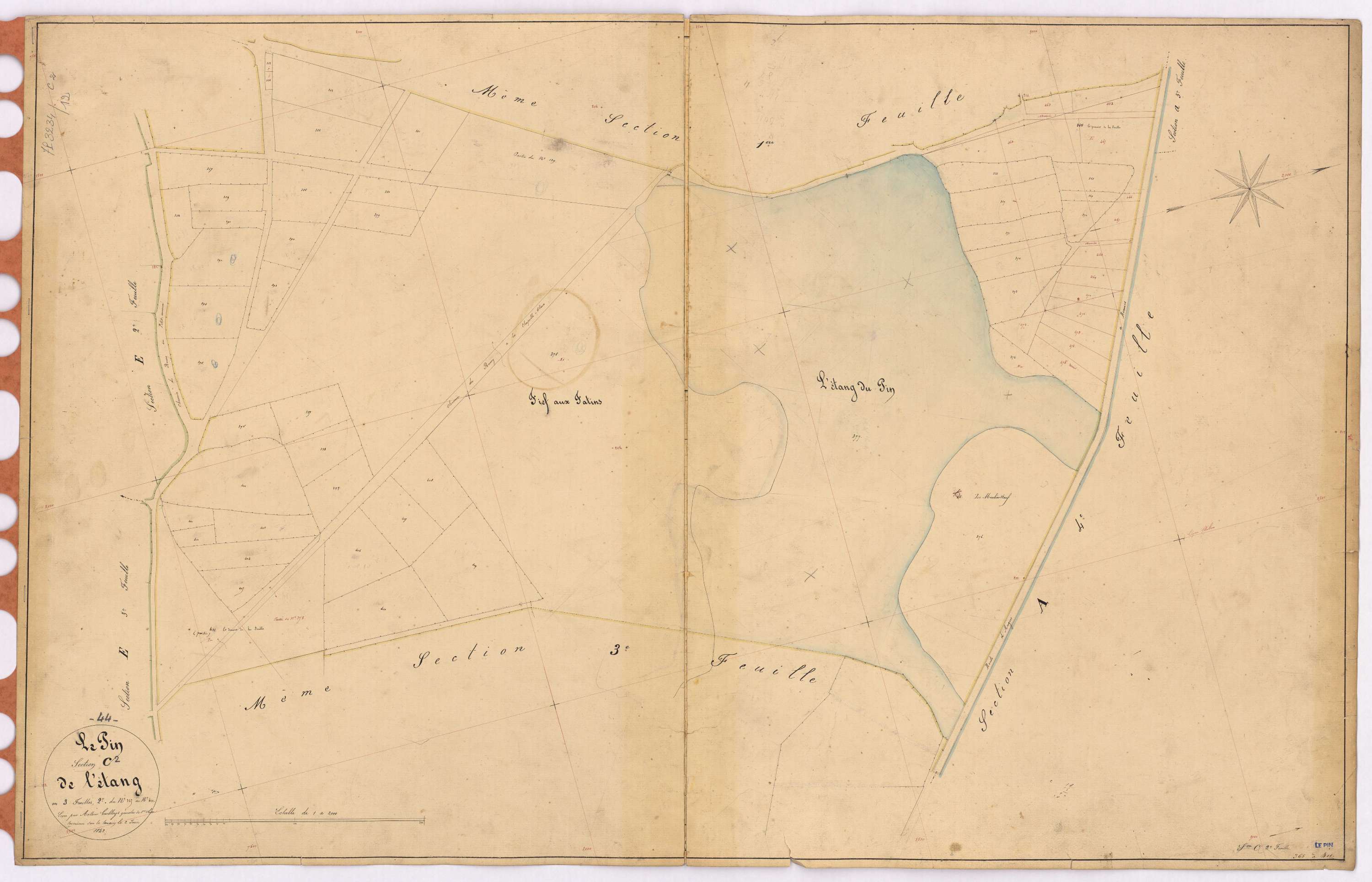 Le Pin - Section C2 Etang (section de l') ; 365-411