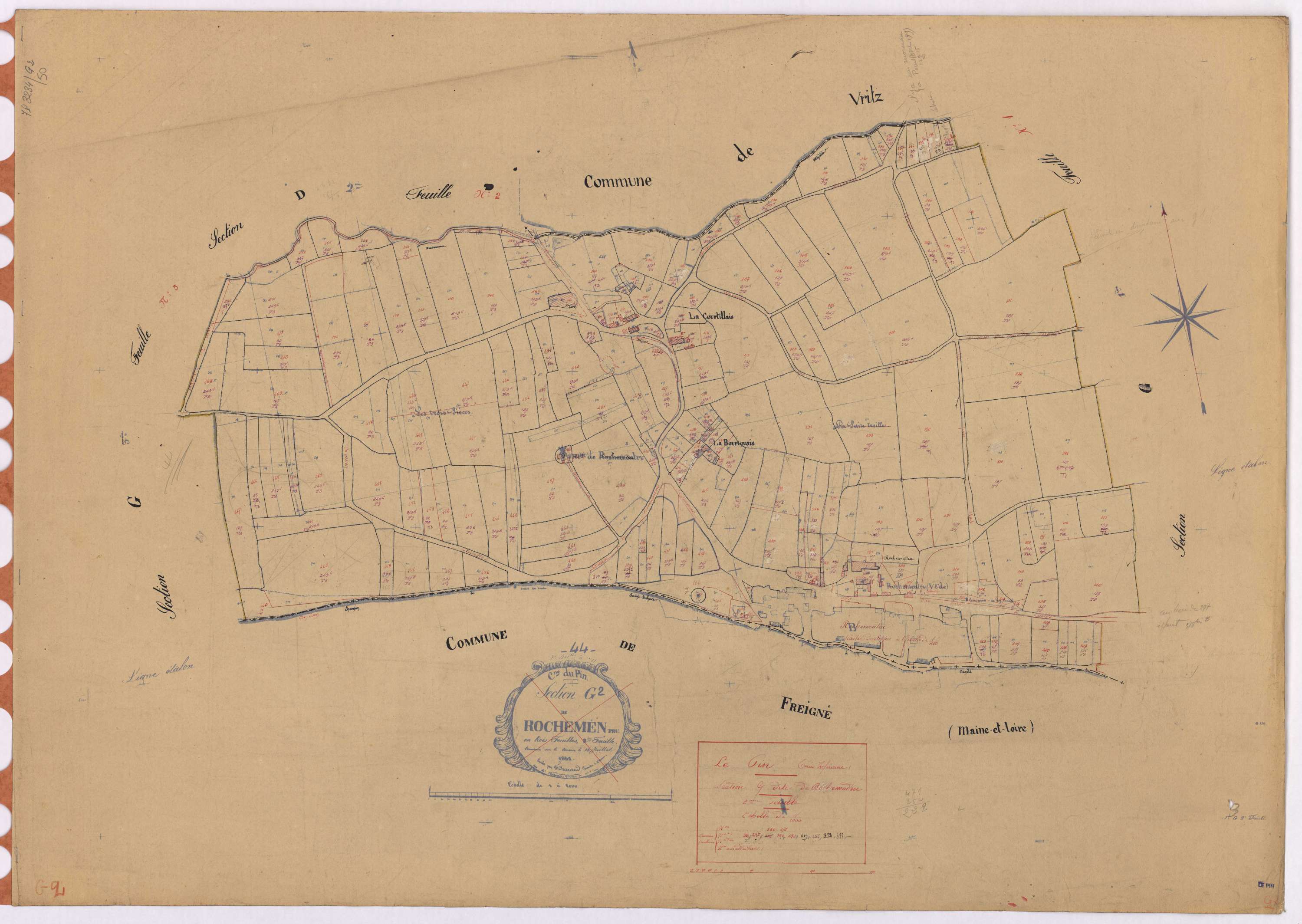 Le Pin - Section G2 Rochementru (section de) ; 250-471