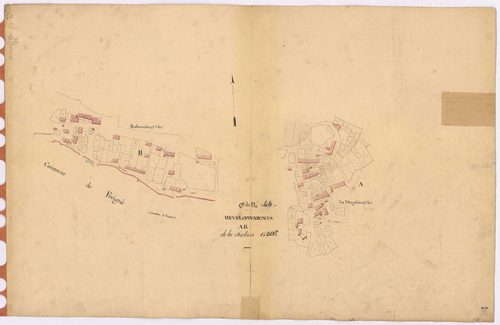 Le Pin - Section G1 G2 (développement) Rochementru (section de) ; 1-411bis ; 411ter-711 ; développement des villages de La Margatière et de Rochementru