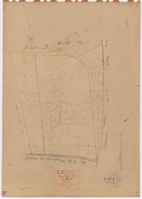 Le Pin - Section B3 Bruère (section de La) ; 295-481